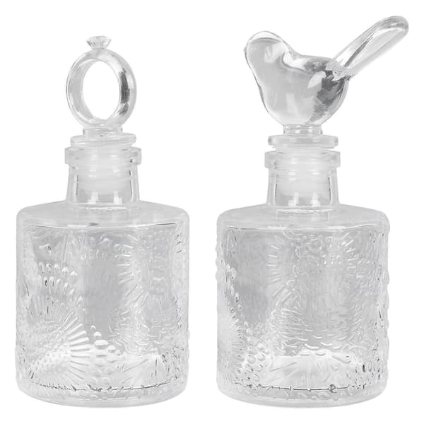 Parfumeflaske 2 stk. Retro krystaldesignflasker til dekoration[DB]