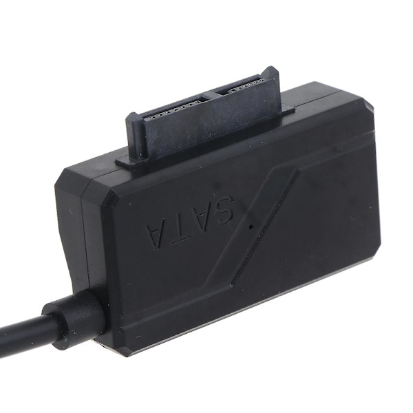 Usb 2.0 - 6+7 13-pin Slim-Sata -kaapeli ulkoisella Usb2.0 -virtalähteellä [DB]