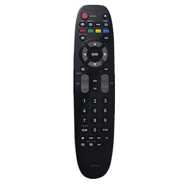 Rl67h-8 TV-fjärrkontroll för Changhong TV Tv20a-c35 Lc32ha3 Led50c2000h Led50c2000is Led29b1000s [DB] Black