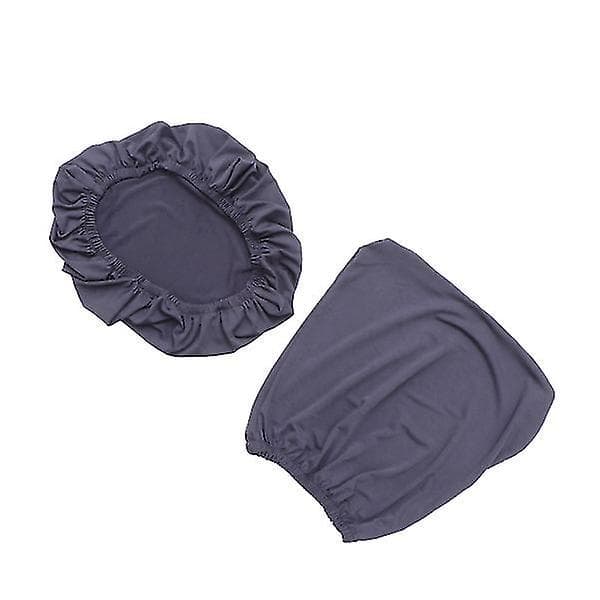 Enfärgat elastiskt stolsöverdrag i polyester, delat och töjbart skyddsfodral för hotellstolar