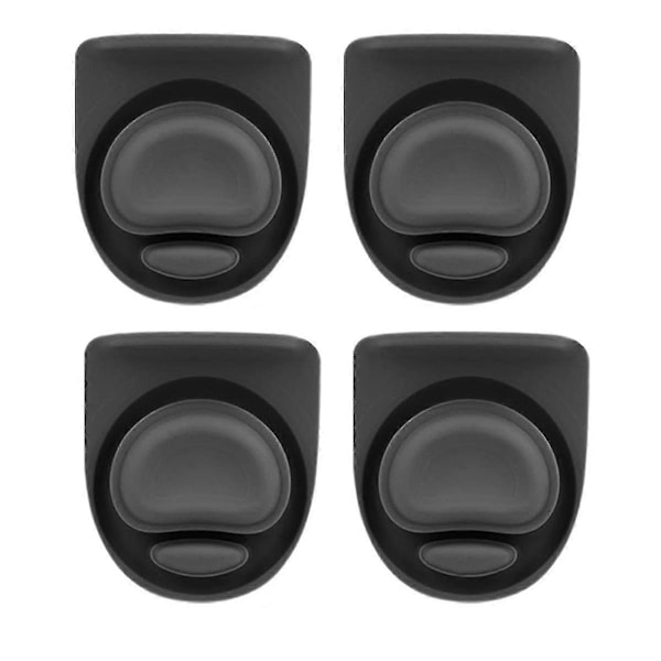 4 stk. erstatningspropper for Owala FreeSip 24Oz 32Oz, reservedeler til vannflasketopplokk [db] black