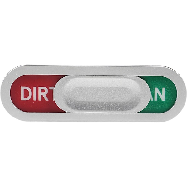 Diskmaskinsmagnet "Dirty Clean" - Skylt för diskmaskin - Magnetisk skylt - Diskmaskinstillbehör [DB] Assorted Color 15.00X4.50X0.50CM