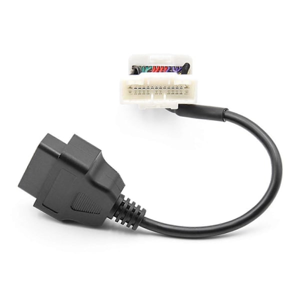 För Tesla - Model 3 Y Connector Adapter OBD till OBD2 16-stifts Bilskannerverktygskabel -db