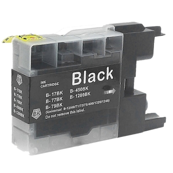 Printerpatroner Chip Blæk Egnet til Brother LC1280 LC1240 LC71 LC73 LC75 LC400 LC12 (4-pak) [Db]