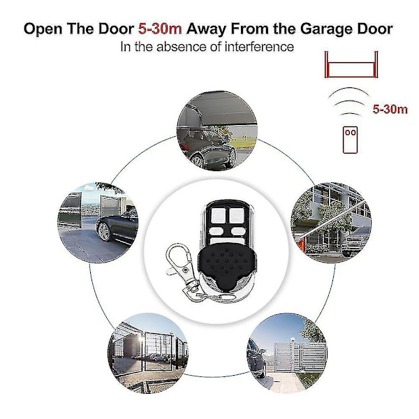 868 Hs2 Hs4 Hse4 Hsm4 Hsm2 Marantec Garageportöppnare Digital 302 Fjärrkontroll Klon för D384 D382 Handsender 868mhz [DB] Style1