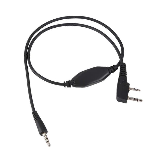 APRS-K1 Kabel Ljudgränssnittskabel för /// Android(APRSDroid)-IOS (APRSpro) DB Black