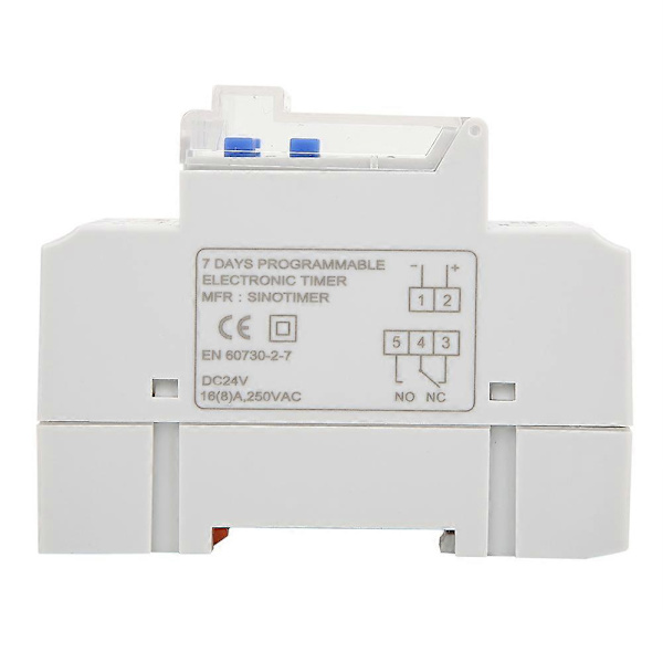 TM919A-3 24V DC 16A LCD n n7 Dages Programmerbare Digitale Timerkontakter [DB]