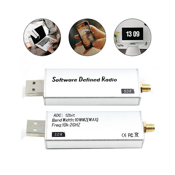Sdr-vastaanotin Vastaanotin Rsp1 Sdr 10khz - 2ghz Usb-liitäntä Määritelty radio Radiolähetykseen [DB]