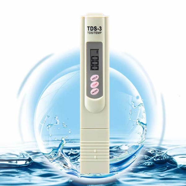 TDS-mittari, vedenlaadun testaajan suodatinkynä, juomaveden veden laadun tarkkuustestaus