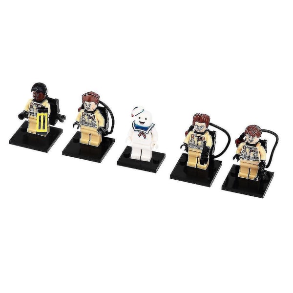 5 stk/sett Ghostbusters dukke gave hjem Diy byggekloss leketøy action [DB]