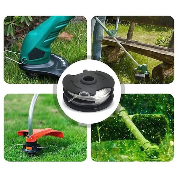 Til Parkside Plæneklipper 6 Spoler + 1 Spolekapsel Græstrimmer Tilbehørssæt, TLP-01 / TLP-01-1 [db] Multicolor 1 Spool + 1 Spool Cap