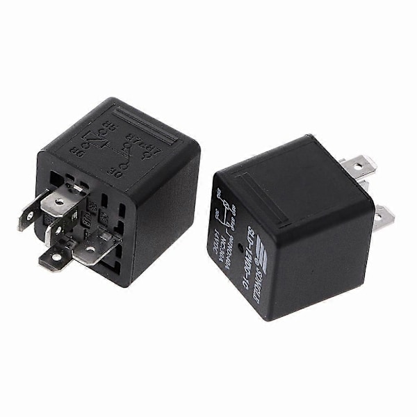 2-pack SLDH-12VDC-1C 16W Högprestandarelä 80A NO 60A NC 5-polig Bilrelä db