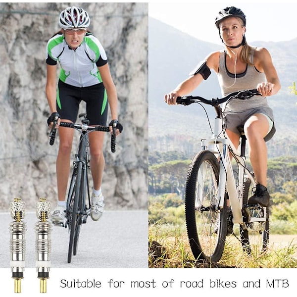20 stycken Presta-ventilkärnor - Universal kopparventilbyte för cykel [DB]