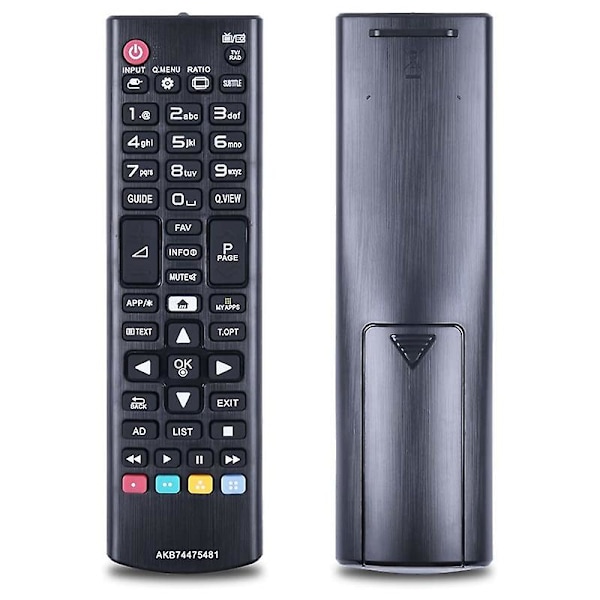 Akb74475481 Fjärrkontroll för LG LED LCD Smart TV 32lf592u 43lf590v 43uf6407 43uf640v 49uf6407 {DB} Black