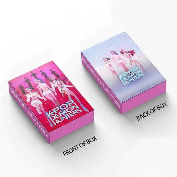 55 Demon Hunter Kpop LOMO-kort til 2D Anime-samling - Perfekt til fans og samlere! [DB]