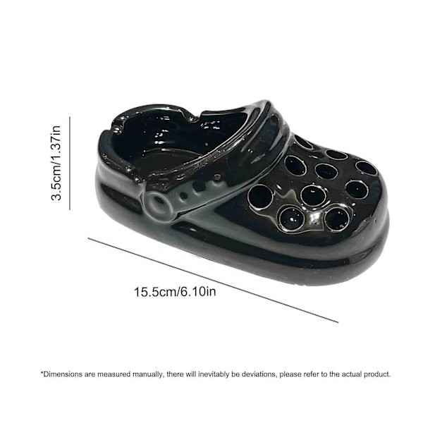 Sjove Crocs Askebægre Pynt Crocs Keramik Askebægre Sjove Anti-Fly Aske Pynt, 50% Tilbud {Db) White