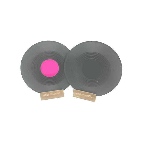Cd-pladeholder i træ, vinylpladeholder til bordplade, lp-musikplader, displayalbum, skrivebordsstativ