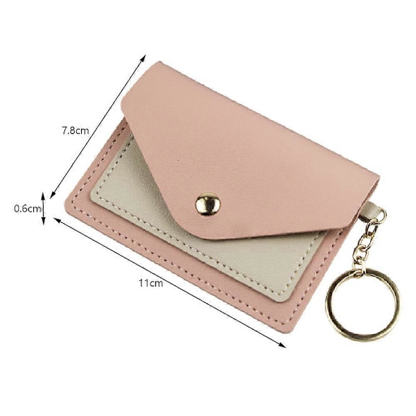 Ultratynn Mini Busskort Holder Ultratynn Tekstur for Reiser [db] Dark Pink