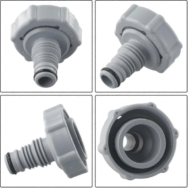 P6H1419 Avtappningsventil Dräneringsadapter för dränering av poolslangadapter Slangrör Avtappningsventilkoppling[DB]