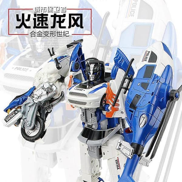 Pojke Legering Transformation Voltron Speedbåt Transformation Leksaksbil Robot Modell [DB] motorcycle