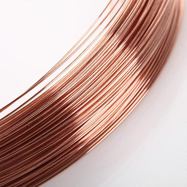 Kobbertråd Rund Solid Blank Ubelagt 0.2mm 0.3mm 0.4mm 0.5mm 0.6mm 0.8mm til 5mm 1 Meter [DB] 2.3mm