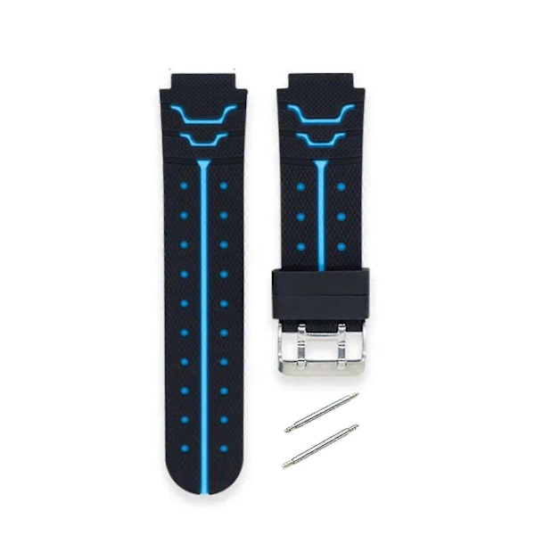 16 mm Lasten Älykäs Vaihdettava Ranneke Sopii Z5/s15/q12/q12b Lasten Älykelloille Mukava Silikoninauha [Db] Blue powder
