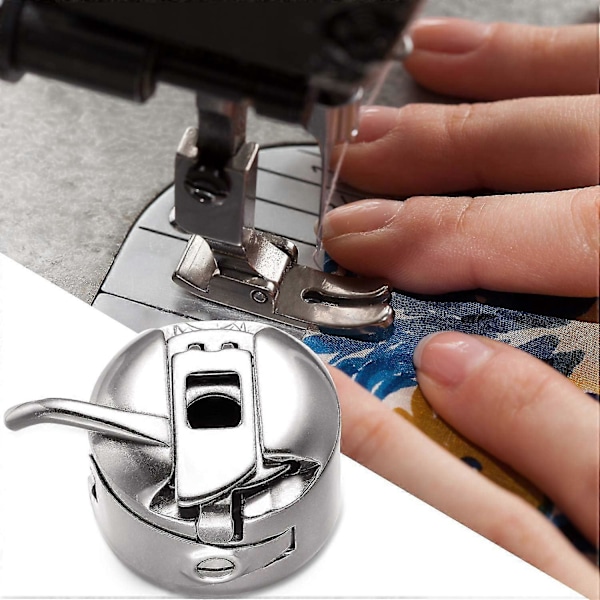 4 Stycken Spolkapsel för Symaskin Rostfritt Stål Spolkapsel För Frontmatade Maskiner Klass 15 [DB]