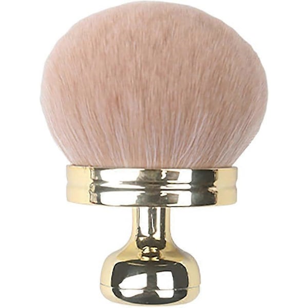 Extra Stor Kroppssminkborste För Ben & Bronzer Solskyddsmedel Applikator Foundation Oval Med Väska Guld Svamp [DB] golden