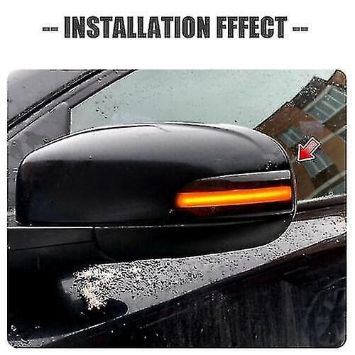 Passer til Volvo C30 C70 S40 S60 V40 V50 V70 Ap Dynamisk LED-sidespejlblinklys[DB]