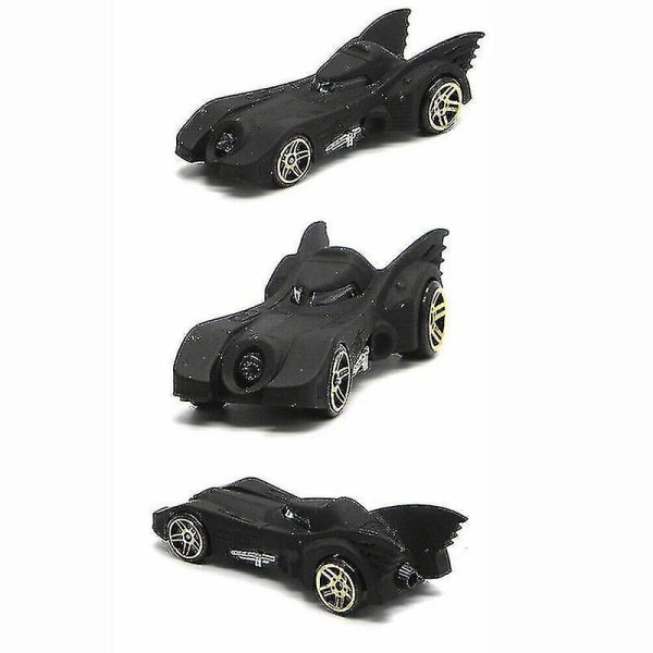 Set med 6 Batmobile-leksaksfordon i metall [DB]