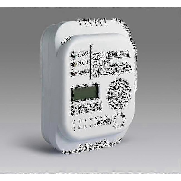 Kolmonoxiddetektor, Batteridriven, Gasdetektor med Display och Temperaturmätare - Utmärkt [db]