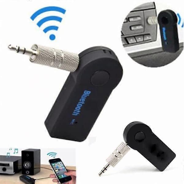 Universal Bærbar Bluetooth 3.5mm A2DP Trådløs AUX Audio Musikk Mottaker Adapter [Db]