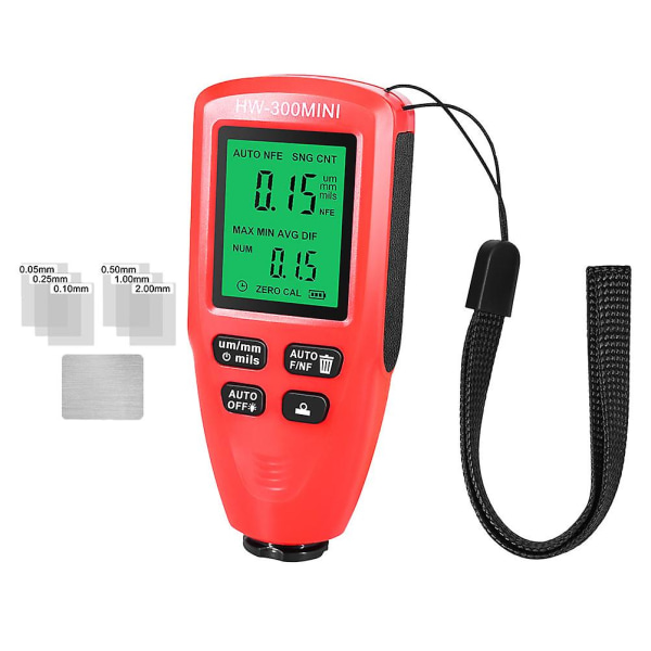 Färgtjockleksmätare Färgmätningsinstrument Digital Färgtjockleksmätare För Bil