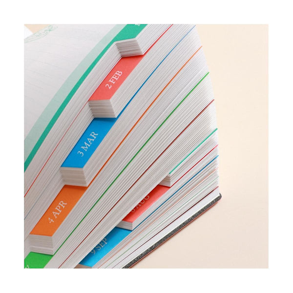 2024 A5 Uke til Uke Dagbok Helt År Planlegger Organizer Hardback Deksel Med Gaveeske Sett Til Jul