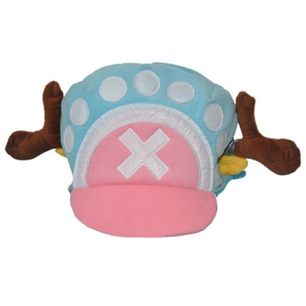 Ny Anime Tony Tony Chopper Caps Cosplay Plysj Vinterhatt Gave Lys Blå One Size