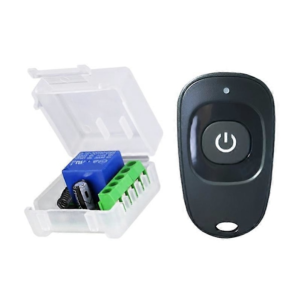 12V Fjernbetjeningsskontakter Langdistance Trådløse Kontakter Trådløs Fjernbetjening [DB] White shell 433MHZ