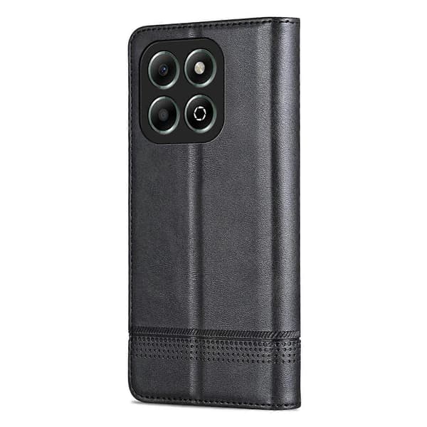 Magnetisk Kalvetekstur Etui Til Honor X6b [DB] Black