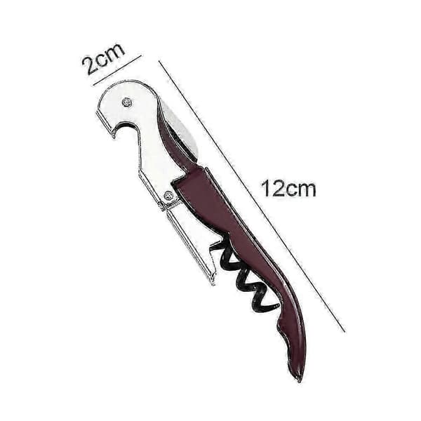 Søt iriserende flaskeåpner og foliekutter, barutstyr i rustfritt stål [DB] Redwine