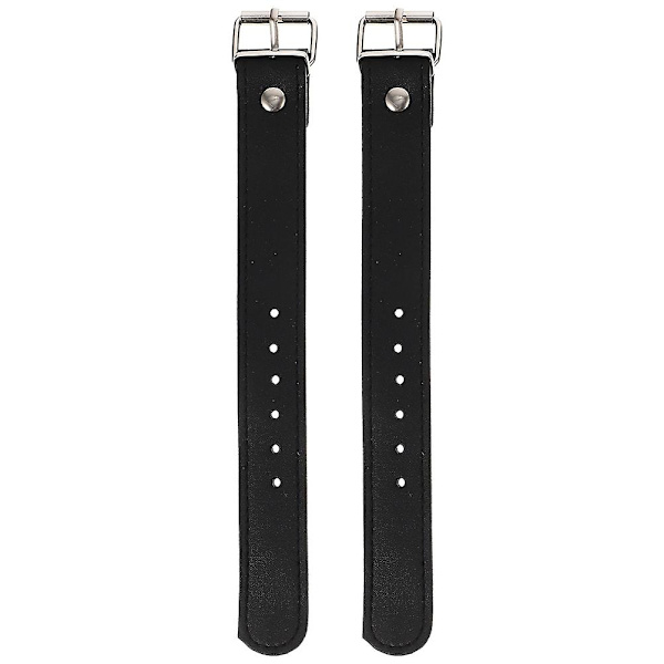1 Par Cykelkurv Rem Foran Cykelkurv Rem Foran Cykelkurv Justerbar Læderrem DB Black 22.5X3X1CM