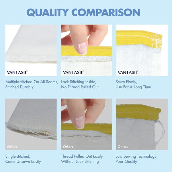 8 DIY Håndlavede Canvas Tasker med Farvede Lynlåse - Beige