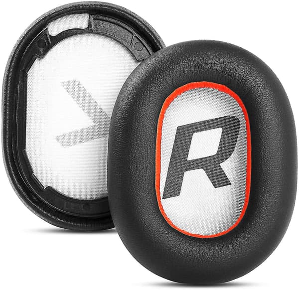 Utskiftbare øreputer øreputer kompatible med Plantronics Voyager 8200 Uc/backbeat Pro2 Stereo Bluetooth-hodetelefoner (svart)