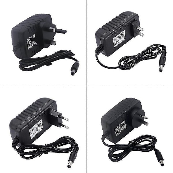 24V 1A 2A 3A 5A 6A 8A 10A AC/DC-adapter Strömadapter Laddare 5.5x2.1-2.5mm Hankontakt Adaptor för LED-belysning [DB]