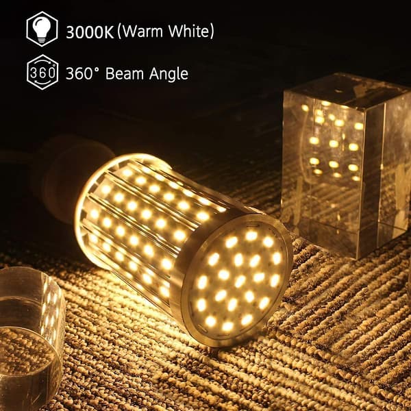 LED-maispære E27 30W, 6500K kald hvit LED-maispære E27, ikke-dimbar, LED-maispære (30W hvitt lys)  [dB}