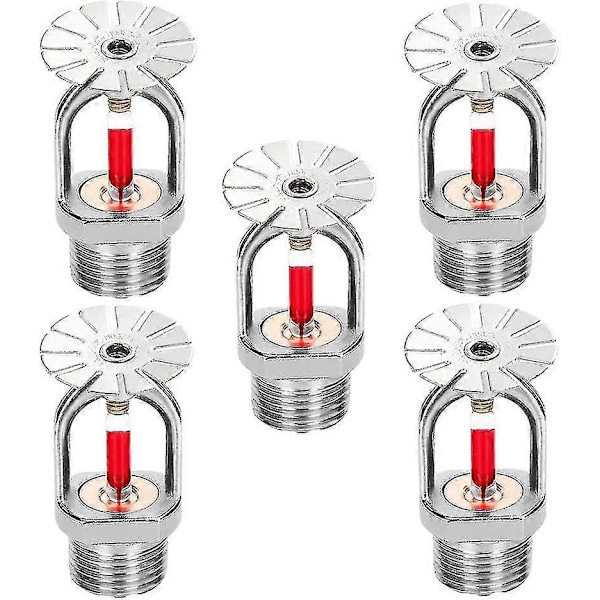 5 stk. Sprinkler 3/4 Tommer Hængende Type 155 Ned 68 Sprinkler 3/4\" Npt Til Husbygning db