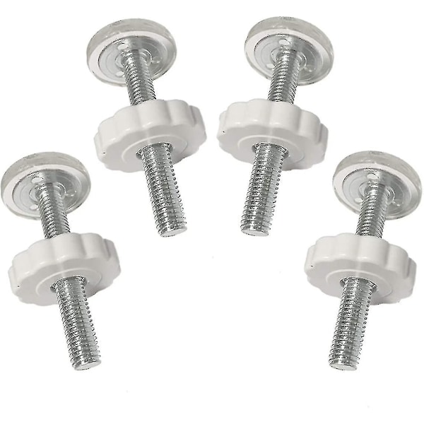 4 st tryckmonterade babygrindar gängade spindelstänger Walk Thru Gates tillbehör skruv bultar kit passform A db