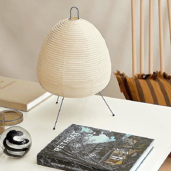 Japansk design Akari Noguchi Yong Bordslampa Printed Rispapper Lampa Sovrum Skrivbord Hem Loft Inredning Fyrkantig stativ Golvlampa [DB]