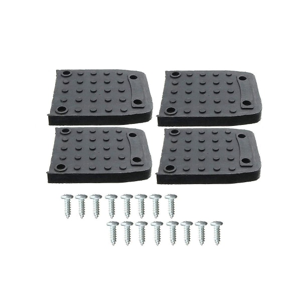 Stilt Soles Anti- Pads För Gipsskivor, 4 st Stilt Soles Reservdelssats, Non- Foot Pads, Konstruktion T [DB] Black