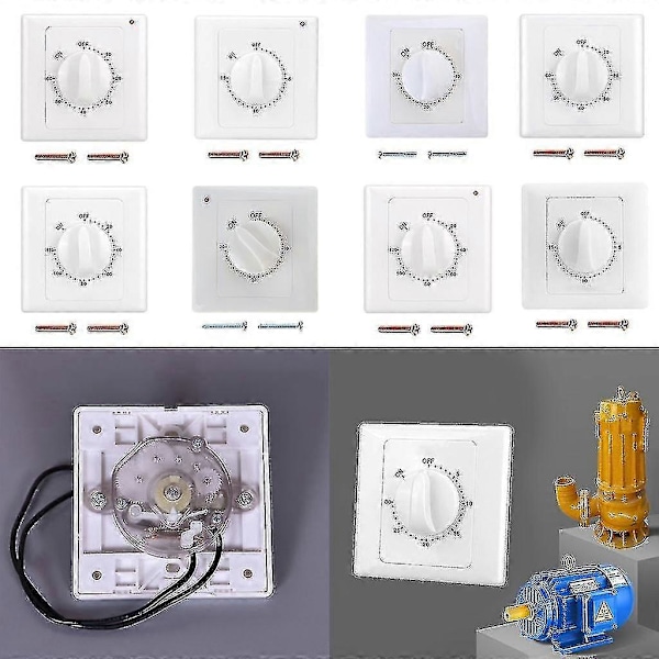 Timer Strömbrytare Nedräkning Timer Kontroller Uttag Digital Timer Kontroll Strömbrytare-yezi [DB] light 120min