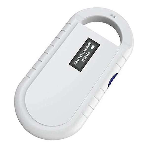 Djur Chip Läsare för Djur RFID Chip Djur Transponder för Djuridentifiering [DB] white