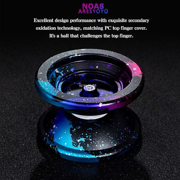 Professionell Yo-yo Tävling Aluminiumlegering Metall Yo-yo Spel Responsiv Yoyo Leksak Barn Present db A